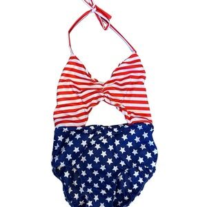 George Hats patriotic flag bikini‎ size M